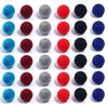 100Pcs 8mm Velvet Fabric Resin Beads Colored Loose Spacer Round Beads For Jewelry Making DIY Charm Bracelet Necklace Wholesale