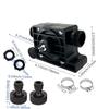 Mini Handheld Drill Pump Compact Portable Electric Water Transfer Tool 8mm Shank Hose Clamps Self Priming Transfer Pump