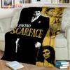 Scarface 3D Classics Movie Tony HD Blanket,Soft Throw Blanket for Home Bedroom Bed Sofa Picnic Travel Office Cover Blanket Kids