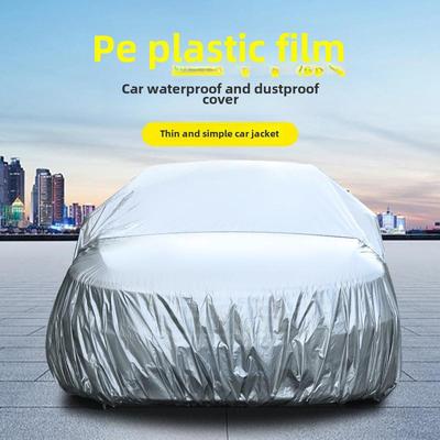 Housse de protection universelle pour voiture en film plastique PE - Légère, imperméable et anti-poussière pour la protection de la peinture en aérosol