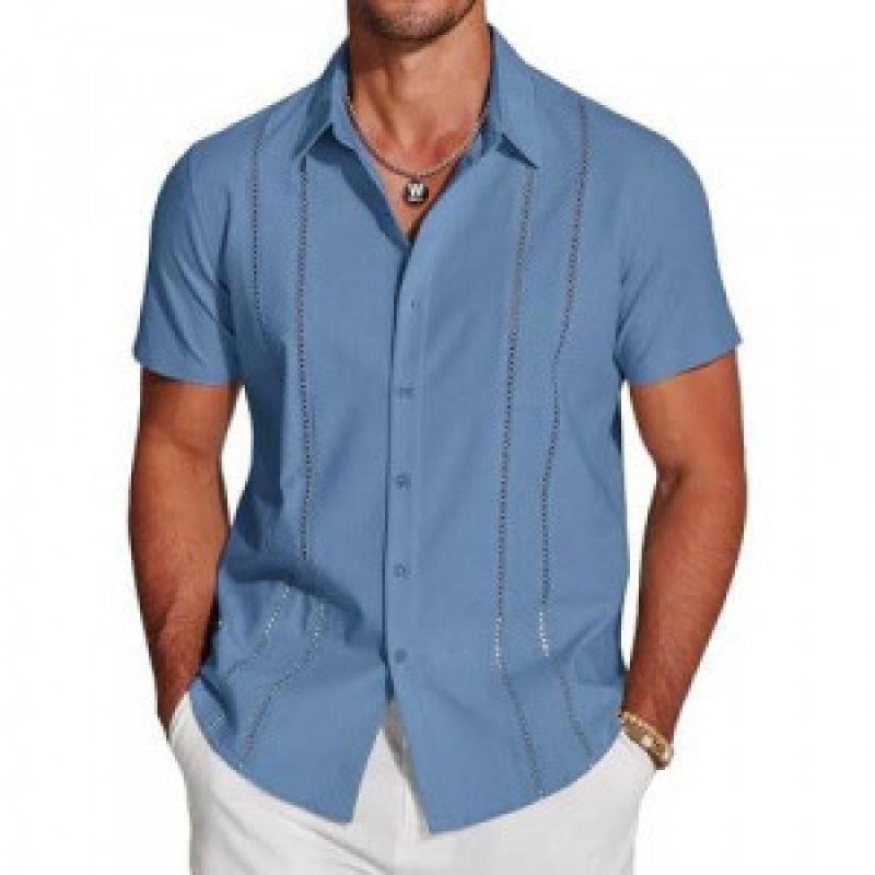 Men's 3D Printed Hawaiian Short Sleeve Vacation Shirt