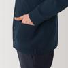 MUJI Men's Washable Wool Mid-Gauge V-Neck Cardigan, Dark Navy, Size AA0PHA4A, Size XS