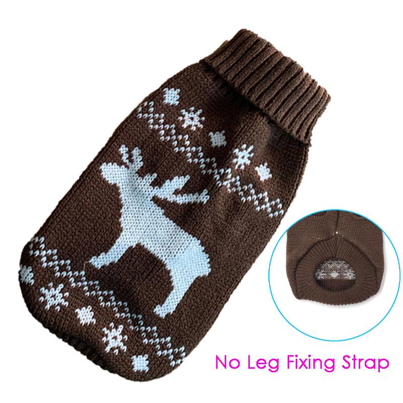 Dog Cat Sweater Winter Warm Knitting Coat Cats Knitted Clothing Dog Clothes For Small Dogs Christmas Season Pets Outfit Chihuahua