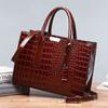 New women's bag trendy crocodile pattern portable shoulder messenger bag global