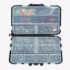 140Pcs/Set Fishing Swivels Snaps Set with Beads and Storage Box Barrels Swivels 3 Way Barrels Rolling Swivels Fishing Tackle