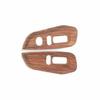 Peach Wood Grain 2X Seat Adjustment Panel Cover Trim For Honda CR-V CRV 2017-22