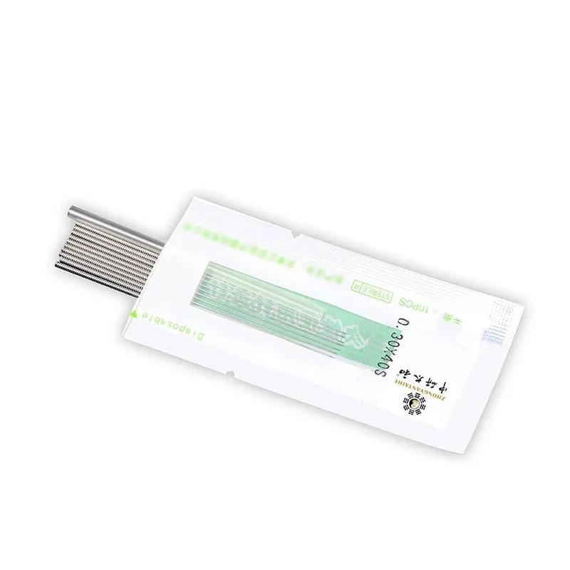 Zhongyan Taihe 500 Acupuncture Needles with tube, Tube Acupuncture Disposable Sterile Beauty Massage Needles