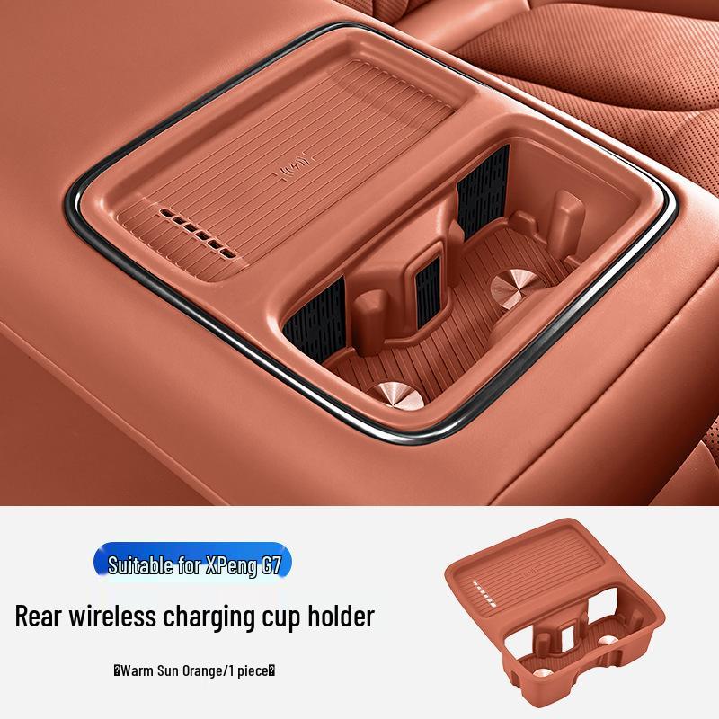 XPeng G7 Wireless Charger & Cup Holder Console Upgrade