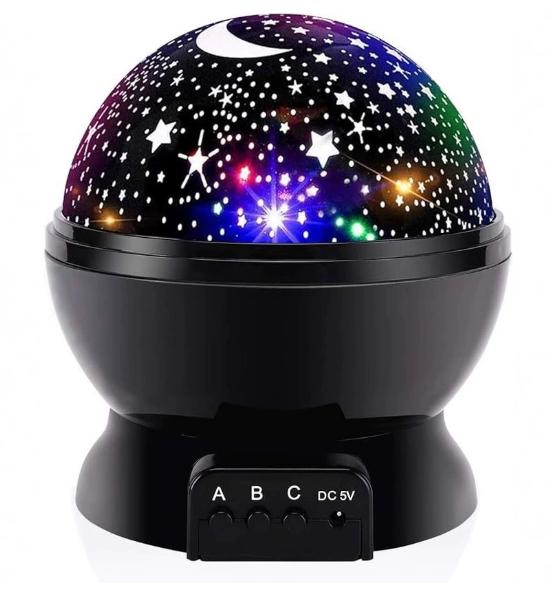 LED Nachtlicht Galaxy Projektor Sternenhimmel Rotierendes Planetarium Kinder Schlafzimmer Sternennachtlichter Mondlicht Kinder Geschenk Lampe
