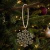 Vintage Pearl Crystal Hanging Ornament Christmas Tree Decor Holiday Party Decoration Lightweight Luxury Style