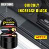 Car Cleaning Products Plastic Leather Restore Auto Polish and Repair Coating Renovator Car Plastic Restorer Back To Black Gloss