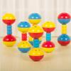 1 Pc Baby Rattles Toys Stroller Plastic Double Head Music Hand Shaking Educational Kids Toys for New