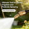 Ergonomic Brass Sprayed Nozzle With Adjustable Flows For Comfortable Gardening And Farming Horticulture Applications