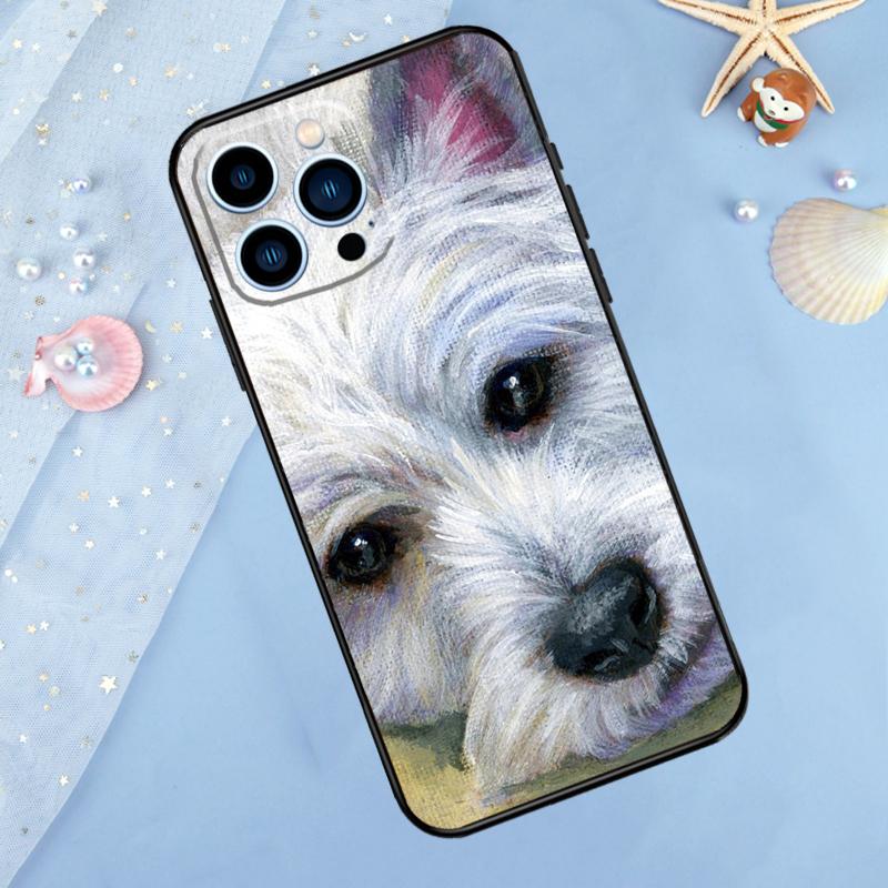 

Westie Dog Case For iPhone 17 Pro Max 16 15 14 12 11 13 Pro Max Plus 12 13 Mini 16e 17 Air Back Cover iPhone 17 Pro