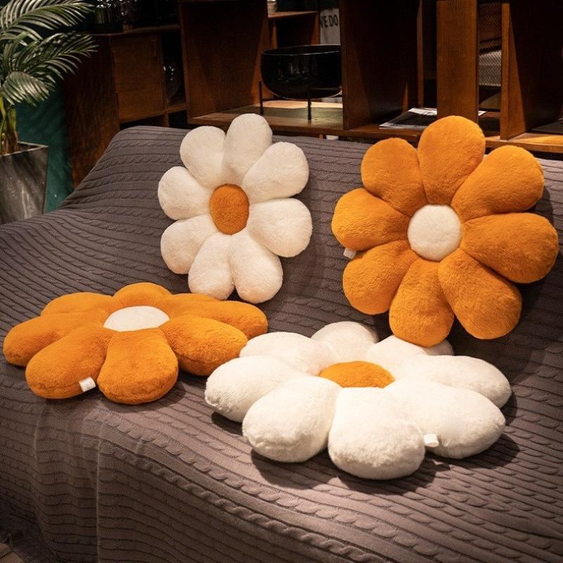 Dia 50cm Soft and Comfortable Sofa Cushion Plush Breathable Home Hug Pillow 3D PP Cotton Thickened Office Rest Mats Not Easily Deformed Bolster