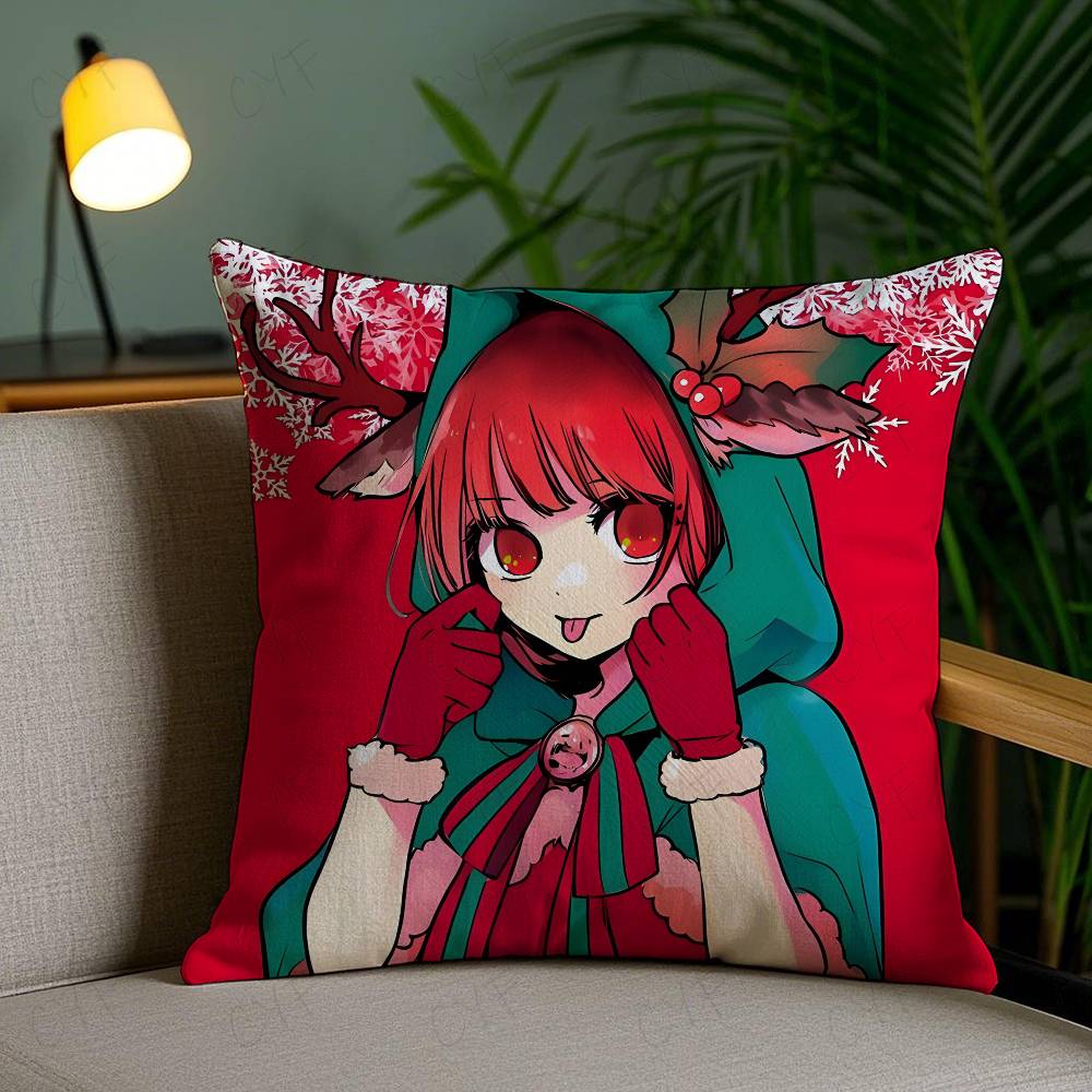 Oshi No Ko K-Kana Arima Anime Pillow Case Safe Custom Photo Pillow, Anti-fade Brushed Fleece Cushion, Maternal & Infant Safe.