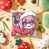 Nikke Doro Doll Victory Goddess Pink Dog Pillow Case Plush Fabric Soft Double-Sided Printed Sofa Warm Home Gift Cushion Cover
