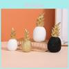Contemporary Pineapple Resin Artwork For Bookshelf Display And Room Styling
