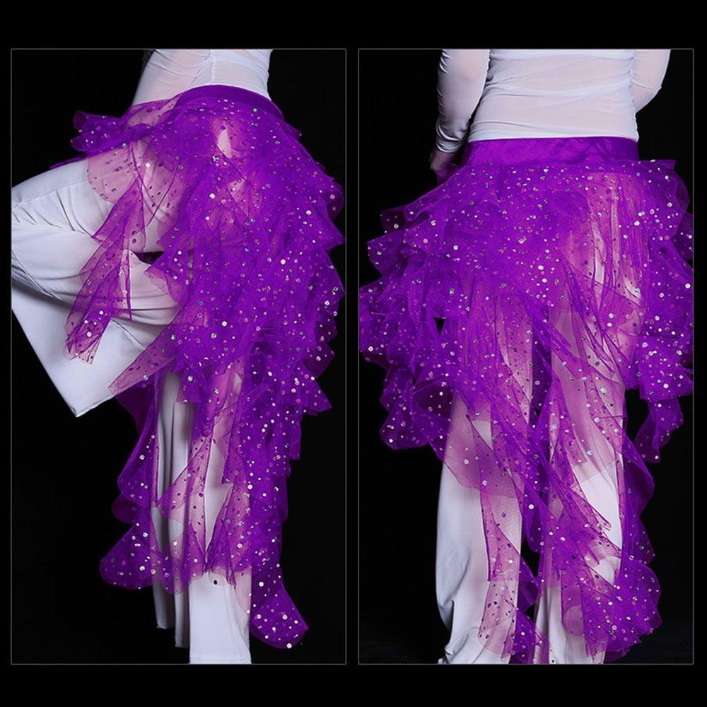 Women Waves Show Costumes Waist Chain Belly Dance Belt Dancer Skirt Hip Scarf