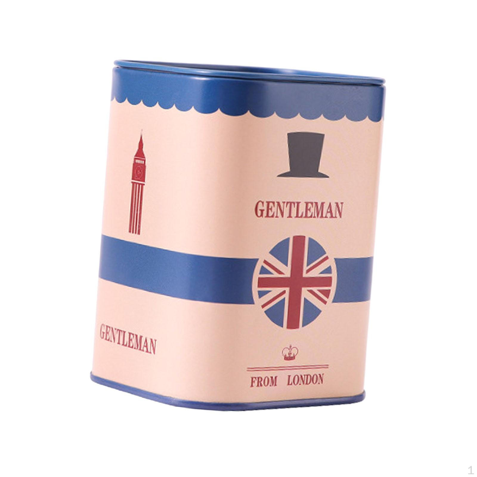 

Контейнер для утилизации лезвий для парикмахерских, Съемное решение для хранения Flag Pattern Blue