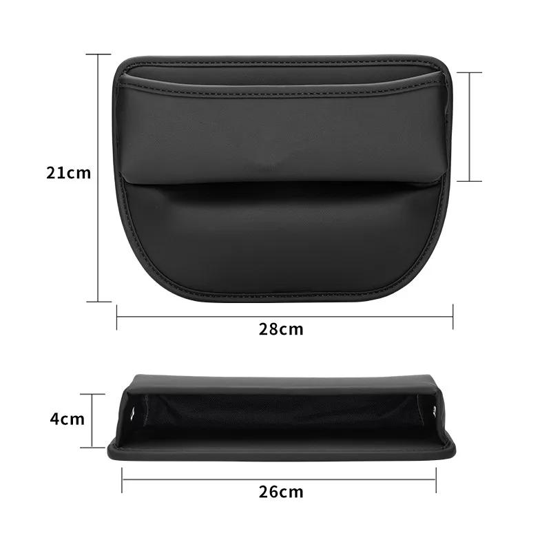 GLC GLB Car Seat Gap Organizer Leather Storage Box Interior Accessories For Mercedes Benz W203 W204 W205 W210 W211 W212 CLA CLK
