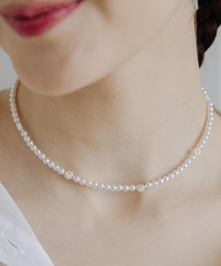 Scaletto Wil202 Daisy Pearlbeads Necklace