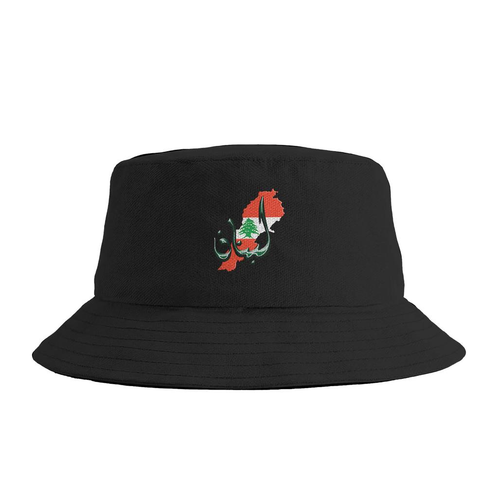 Lebanon Cedar Tree Red Heart Bucket Hat Spring Fashion FisherUnisex Hats For Unisex Breathable Beach Travel Caps Hawaii Sun Hats
