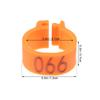 100 Pcs Reusable Plastic Pigeon Leg Numbered Feet Rings for Chicken Ducks Hens Birds Supplies Identify Clip