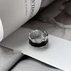 Y2K Red Drip Oil Adjustable Ring Women Men Irregular Geometry Punk Vintage Rings Set for Couple Girls Fashion Jewelry Gifts