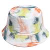 Europejsko-Amerykański Kapelusz Bucket Tie-Dye Chroniący Przed Słońcem: Dwustronny Design Graffiti dla Mężczyzn i Kobiet