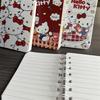Mielas Hello Kitty Mini Nešiojamas A7 Spiralinis Sąsiuvinio Bloknotas Dienoraštis Studentų Raštinės Mokyklinės Prekės Atgal į Mokyklą Vaikų Dovana