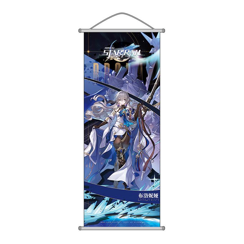 Honkai Star Rail Painting Collection Plakátový závěsný anime Art Room Decor