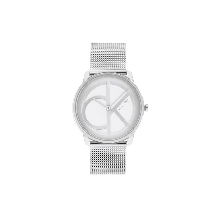 

Calvin Klein Watch Quartz Movement Stainless Steel Strap 35mm White Dial Minimalist Classic Milanese Weave Women watches Silver 25200032 Regular Watch Box,White Dial 25200032