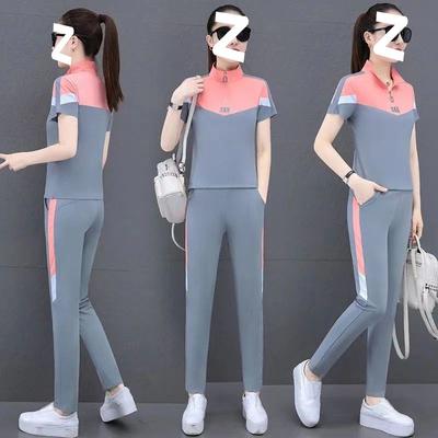 Fashion Casual Sportswear Set for Women - Summer Short-sleeved, Lightweight, Loose-fitting Outfit In Two Pieces