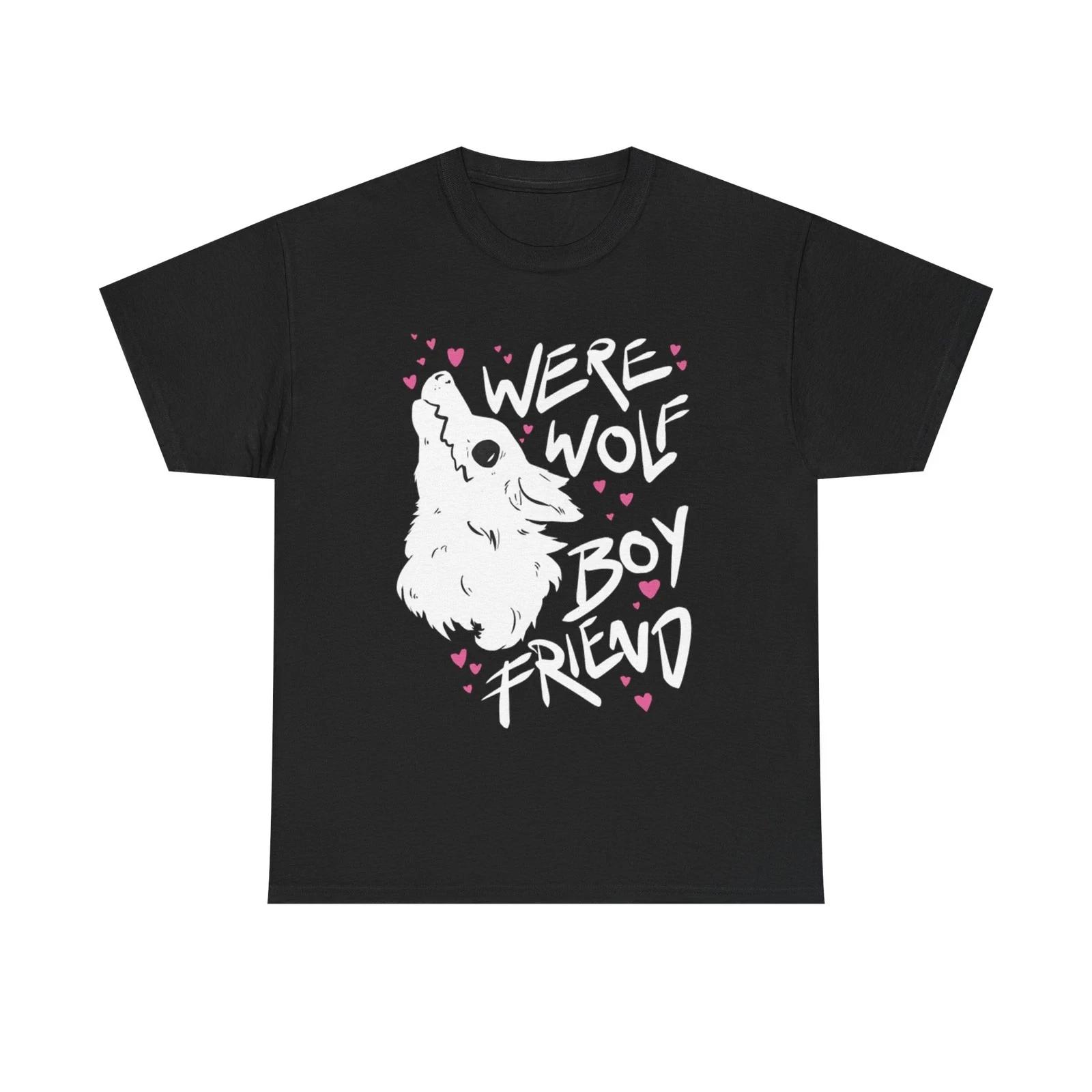 Anime Werewolf Black T Shirt 4XL