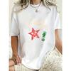 Oversized T Shirt Black Tr Brush Star 89 Graphic Print Casual Wear For Women Street Style Fashion Top Summer Outfit