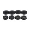 8 Pcs/Set Universal ABS Chrome License Plate Frame Screw Nut Caps+Bolt Cover Set For Car Truck