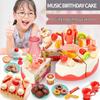 DIY Singing Birthday Cake Candle & Cutting Toy for Kids