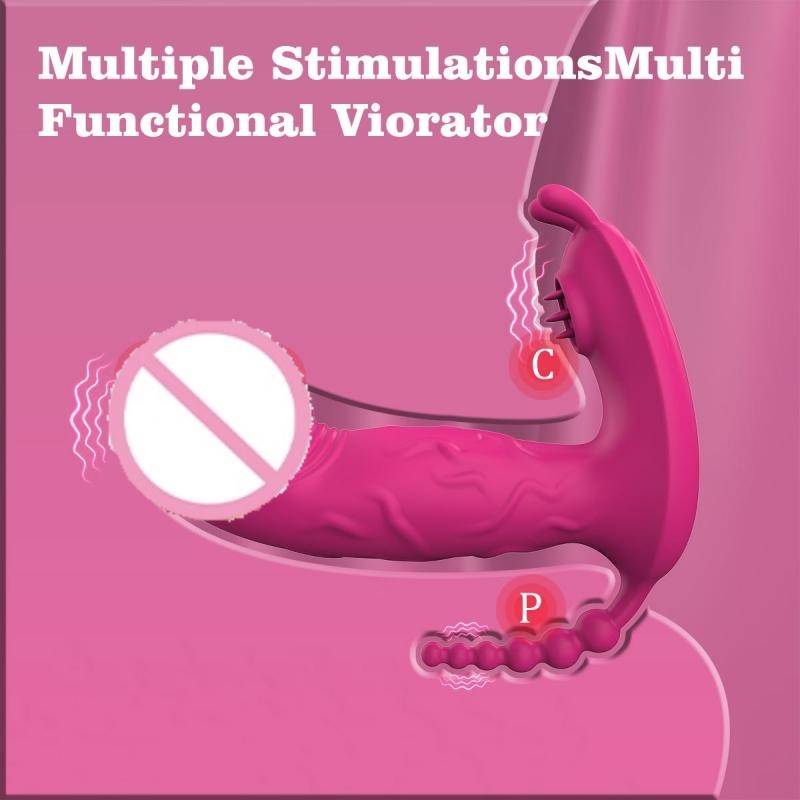 3 In 1 APP Remote Control Wearable Vibrator for Women G Spot Clitoris Anal Stimulation Vagina Massager Sex Toys for Women