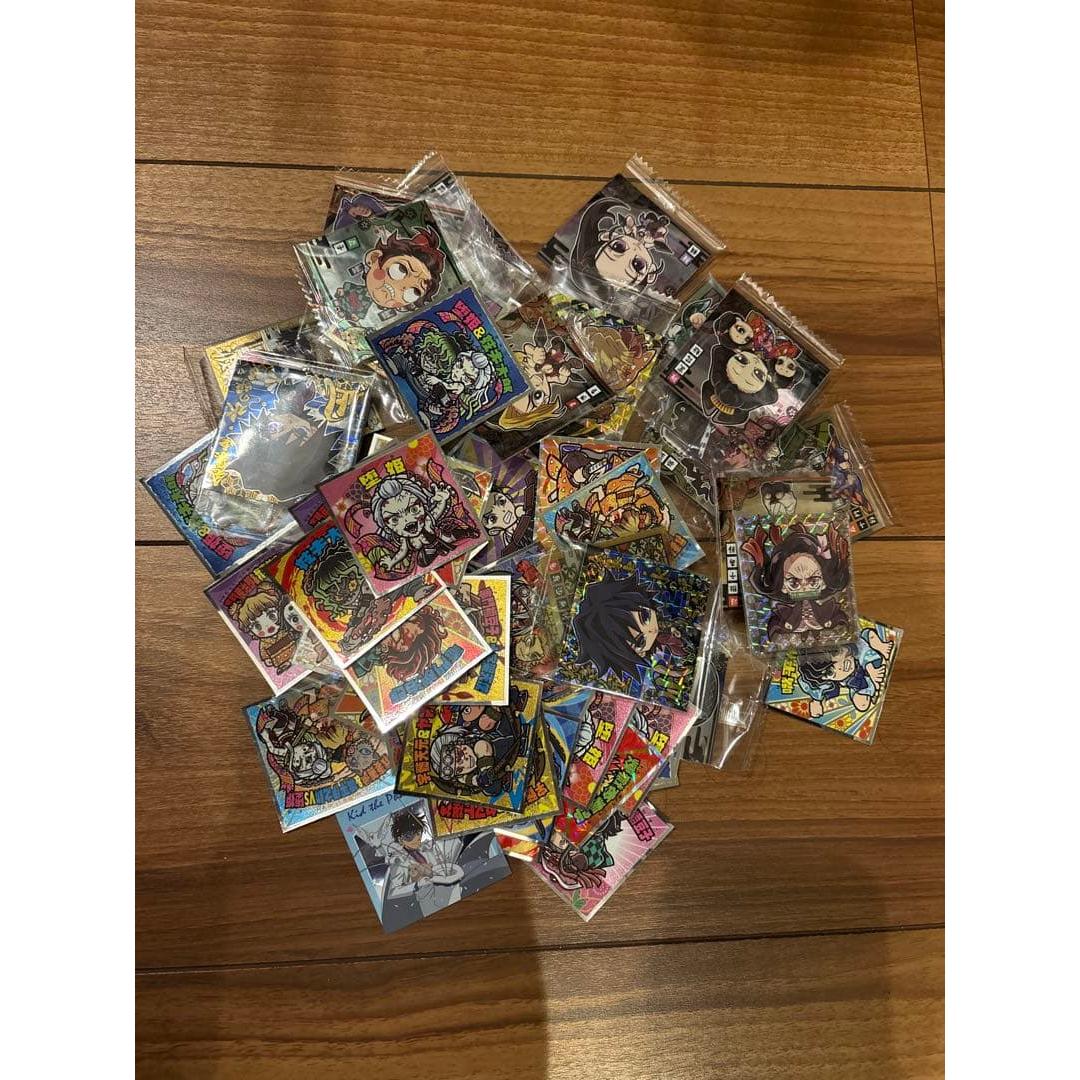 Used Demon Slayer: Kimetsu no Yaiba sticker set about 50 pieces