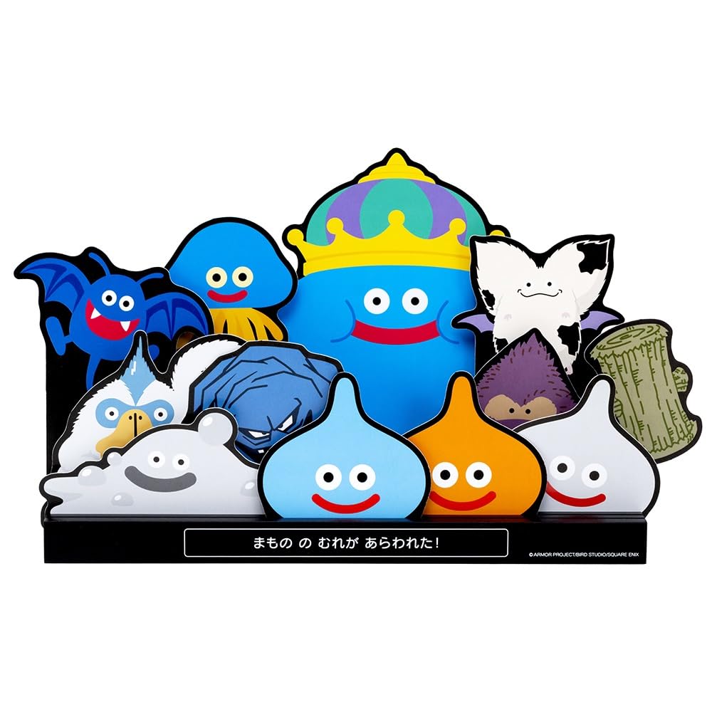 

Dragon Quest Stationery Store Wooden Base Calendar 2026 horde of monsters has синий