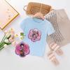 Little Witch Hunters T-Shirt Summer Kids Cartoon KPOP Sequins Shimmering Pattern T-Shirt