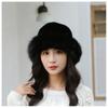 Hat for Women Autumn and Winter Plush Fashionable Fisherman Hat Small Face Warm Cute Ear Protection Lei Feng Hat