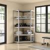 SONGMICS GLR080E01 Corner Shelving 5 Levels, Heavy Duty Shelf, Metal, Storage Shelf for Garage, Storage Room, Cellar Shelf