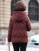 Women’s Short Hooded Windproof Thicken Warm Winter Jacket Gift for Mom