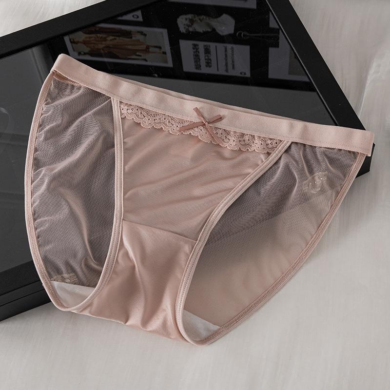 Damska Nowość Wiosna i Lato Cienka Seksowna Siateczkowa Bawełniana Bielizna Szybkoschnąca