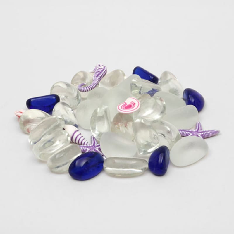 [Haustier] Dekorativer Glasstein für Aquarium