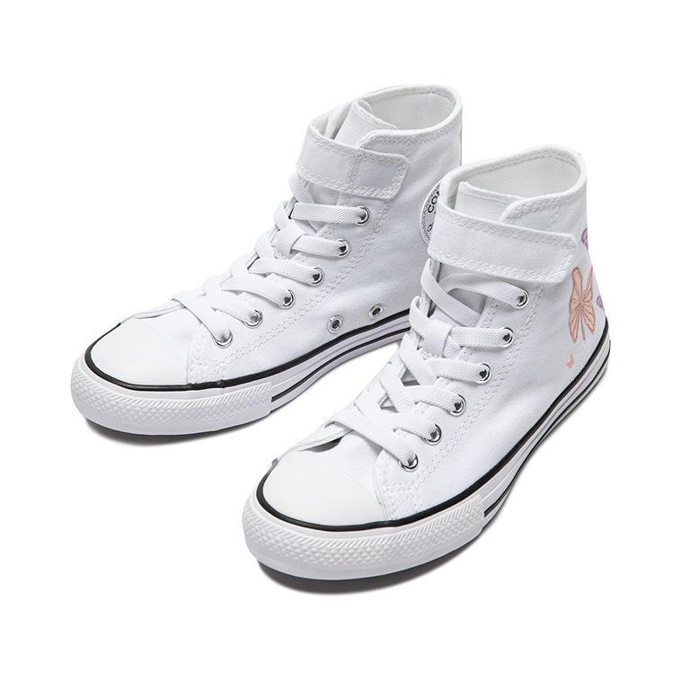 (PS) Converse Chuck Taylor All Star Easy-On Butterflies 'White Pink Phase Grape Fizz' Kids' A07424C