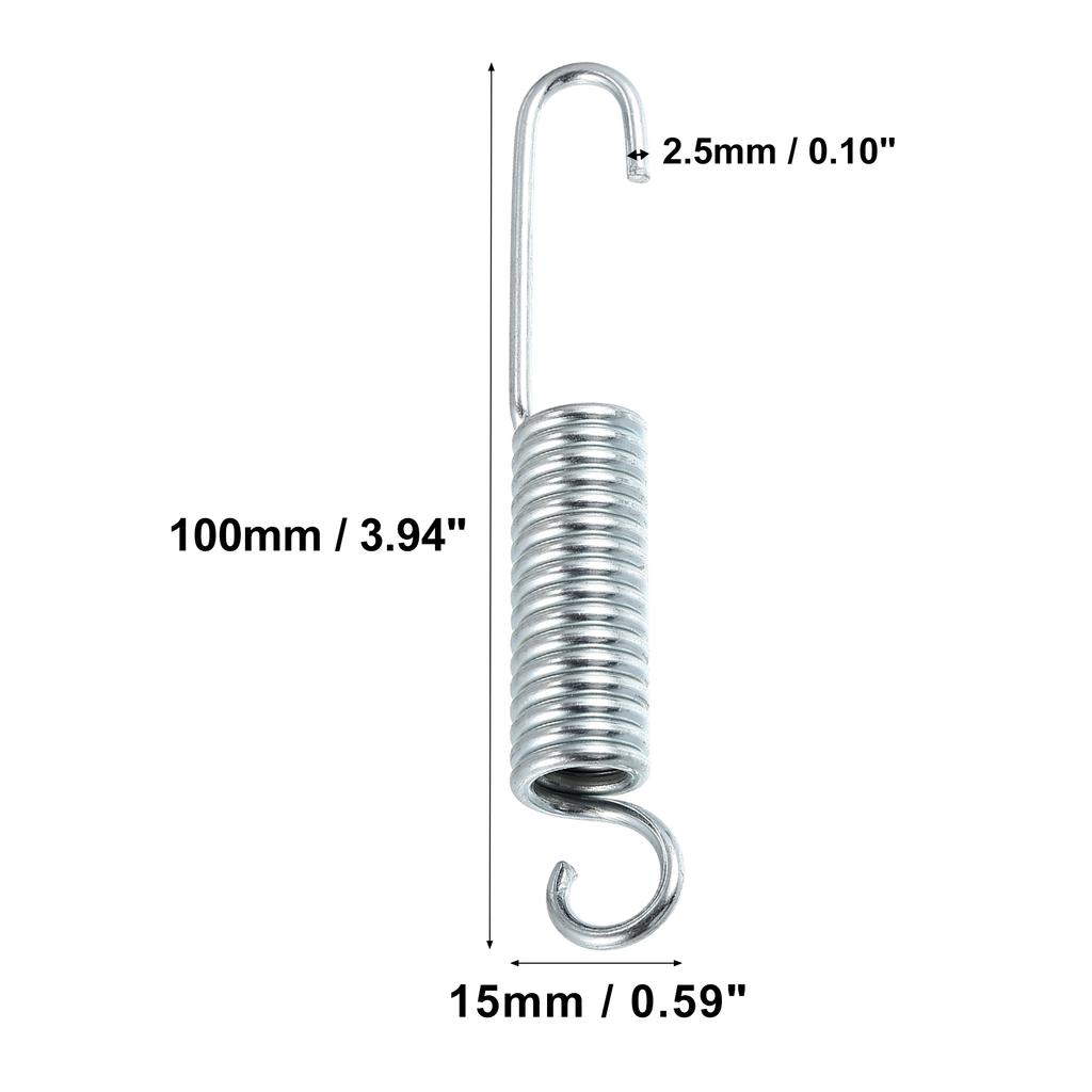 Motoforti 2 Pcs 80mm 90mm 100mm 110mm Length Motorcycle Brake Pedal Return Spring Motorcycle Side Kickstand Spring