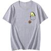 New Avocado Shirt Vegan T Shirt Men Harajuku Kawaii Short Sleeve T-shirt Novelty Creative Pocket Tshirt Fashion Top Tees